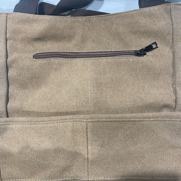 Women’s Small Canvas Tote Bag Shoulder Crossbody Bags Work Purses Travel Satchel - Picture 10 of 10